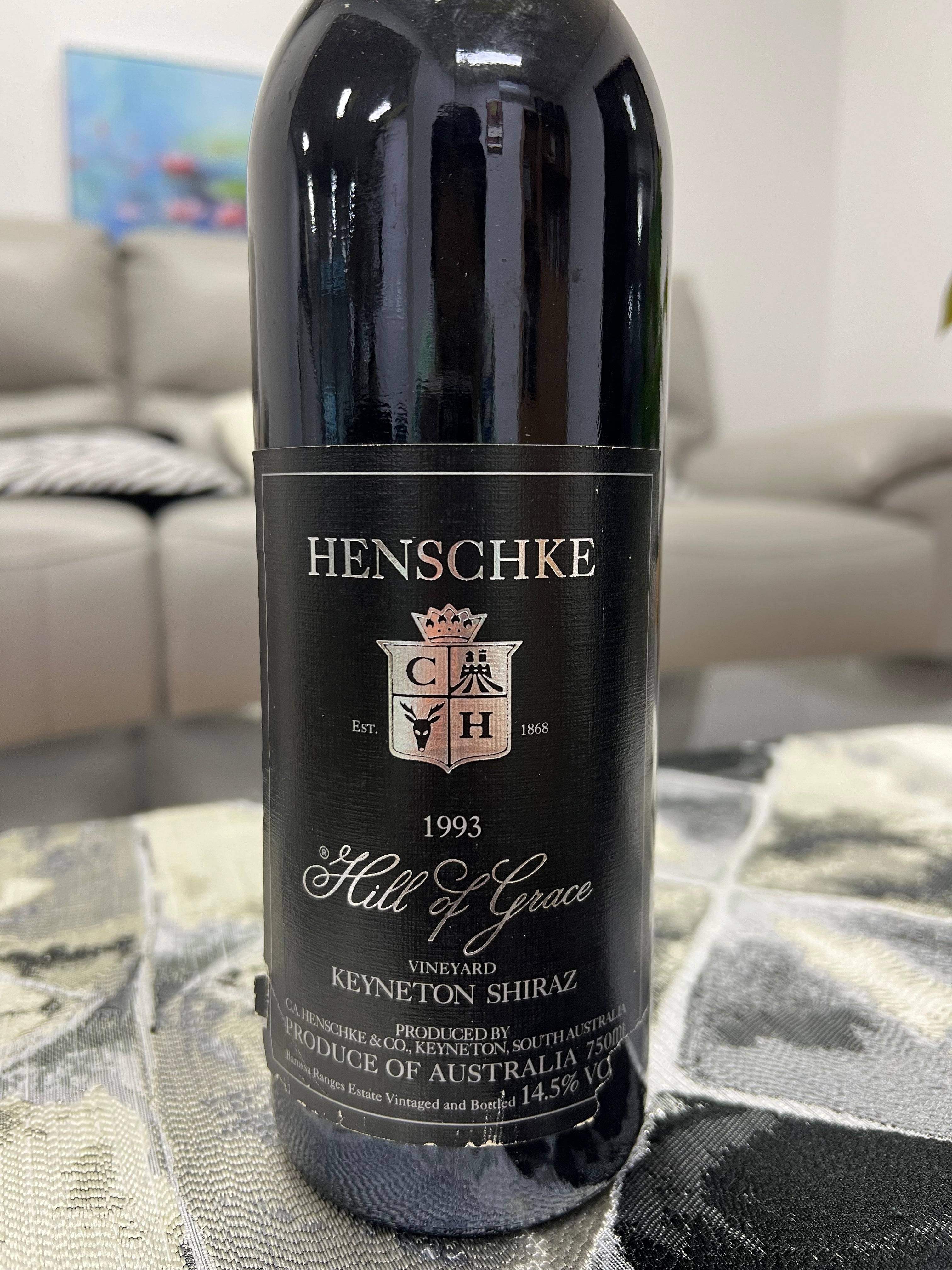 1993 Henschke Hill of Grace Shiraz 750ml - Image 4