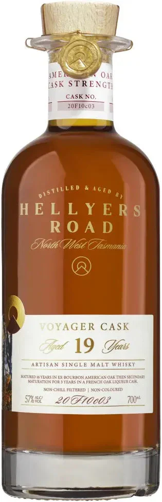 HELLYERS ROAD 19 YEAR OLD VOYAGER CASK S 700ml