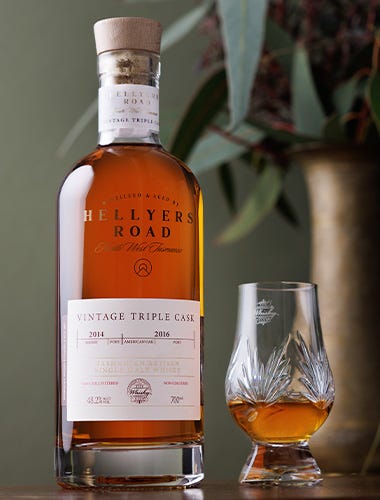 Hellyers Road Vintage Triple Cask Tasmanian Artisan Single Malt Whisky 700ml - Image 2
