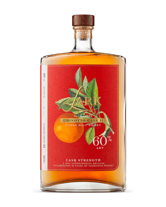 Lark Chinotto Cask II Single Malt Whisky Cask Strength 500ml - Image 2