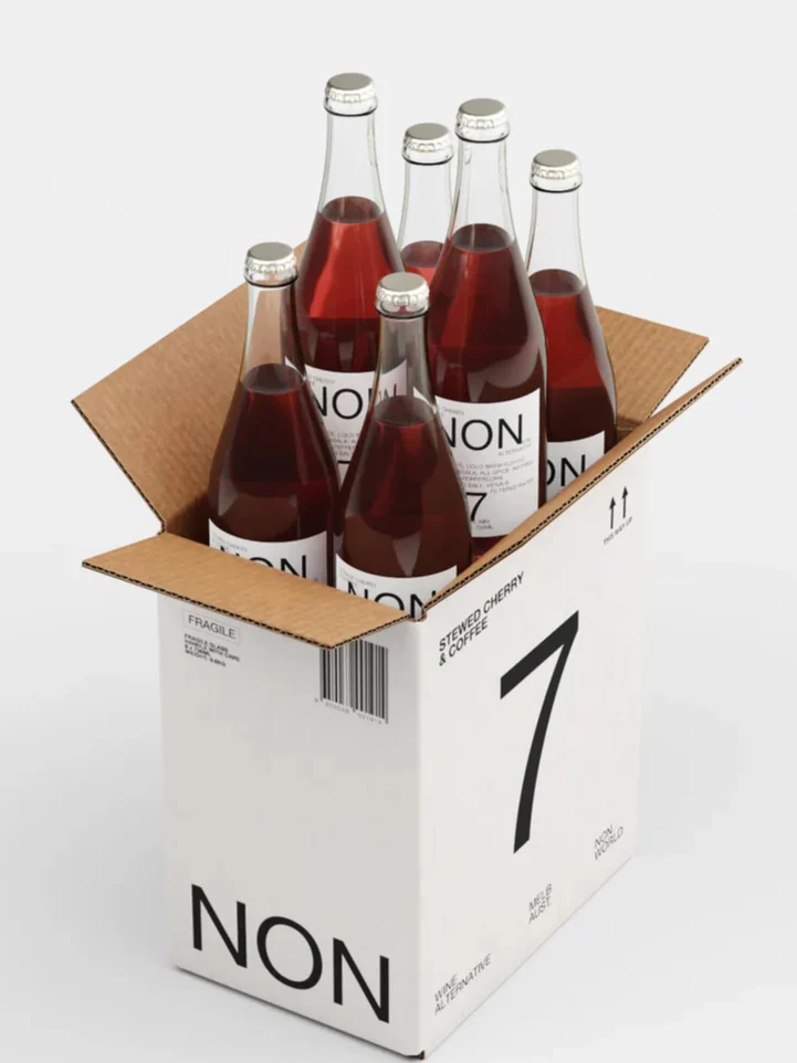 NON 7 Stewed Cherry & Coffee 750ML - Image 2